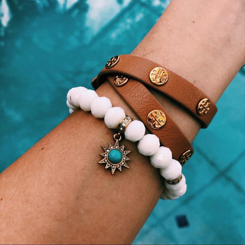 Juicy Couture Beaded Pave Star Bracelet